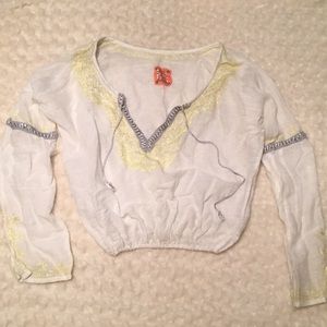 Free People Boho Floral Top (xs)